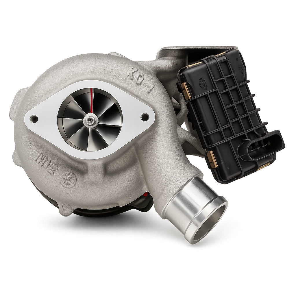 Turbocompressor — vista do conjunto